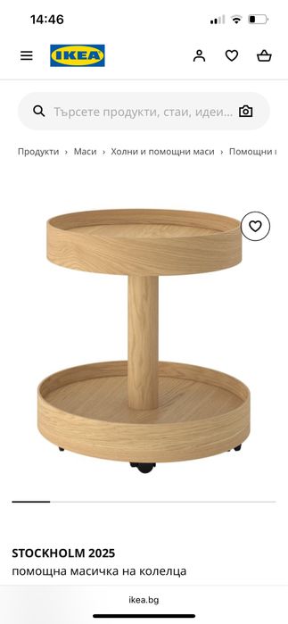 Помощна маса от Ikea