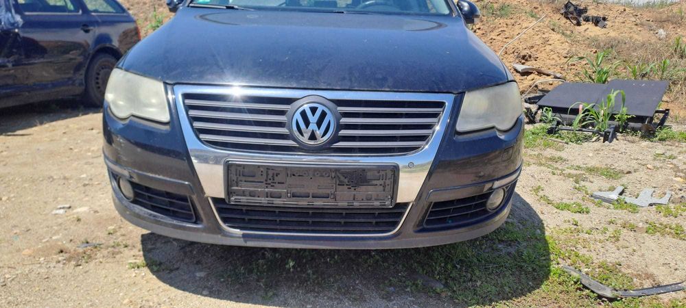Piese pentru VW Passat B6 2.0 TDI 170cp BMR , Bara fata cu spalatoare , faruri bi-xenon Europa  Aripi stanga  dreapta , capota motor , trager