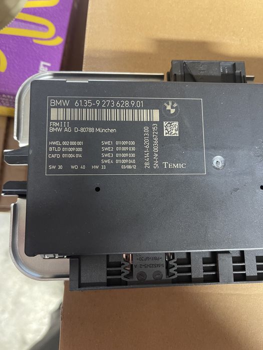 FRM 3 Bmw f10 modul lumini frm3 bmw f10