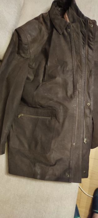 Haina piele vitel, masura mare - masura 3XL sau 4XL - Vand/Schimb