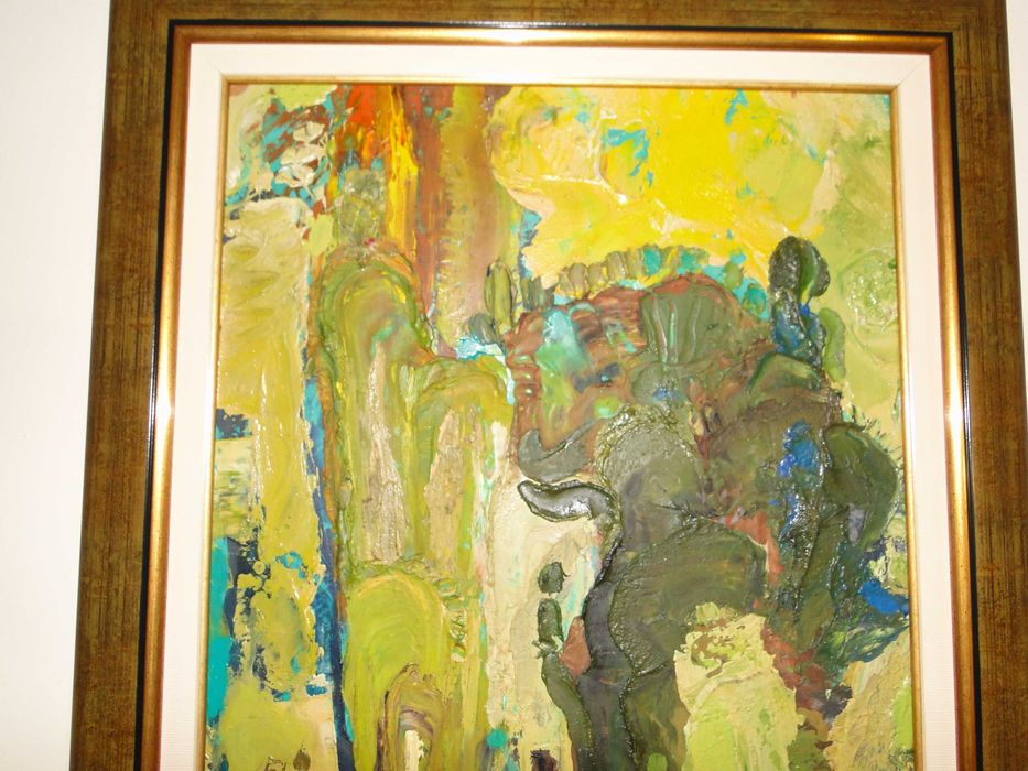 Картина на Марчо Ташакманов, маслени бои на фазер