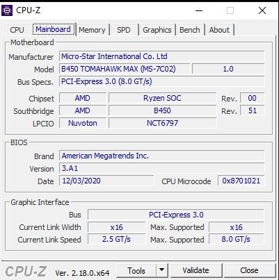 Unitate PC, Nvidia RTX 2070 Super Ryzen 7 3700X