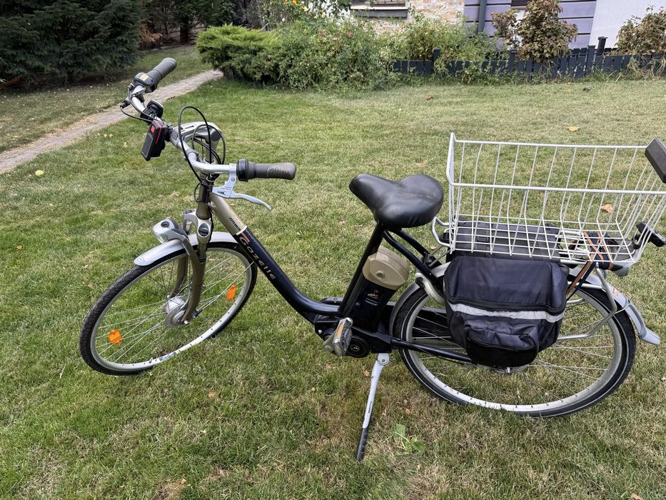 Bicicleta gazelle cu asistare electroca