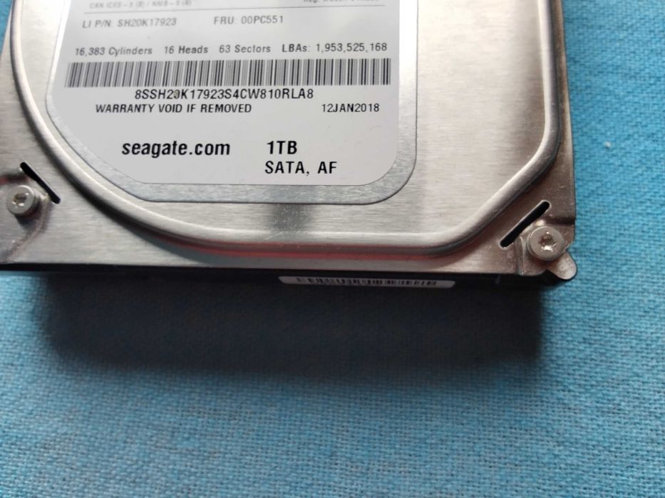 1 TB HARD DISK за настолен компютър - перфектен