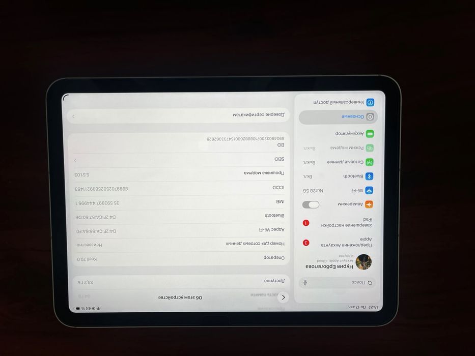 iPad 10.9 (10 поколения)