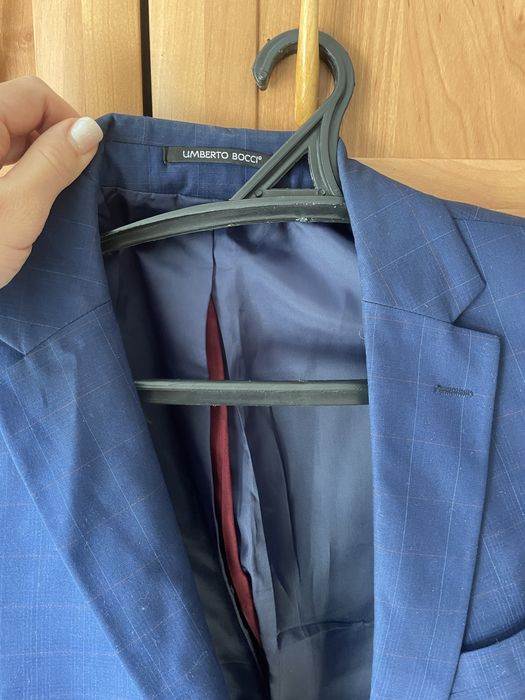 Мужской синий пиджак