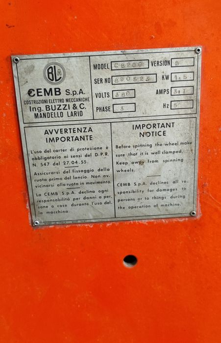 Италианска баланс машина CEMB CB 200