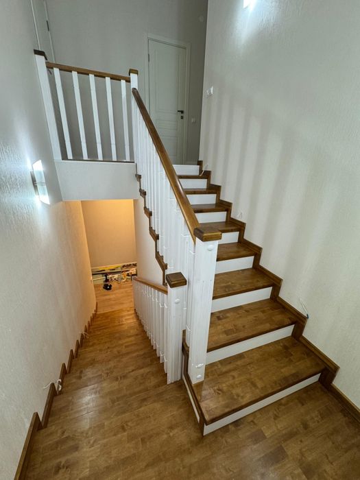 Лестница установка изготовление