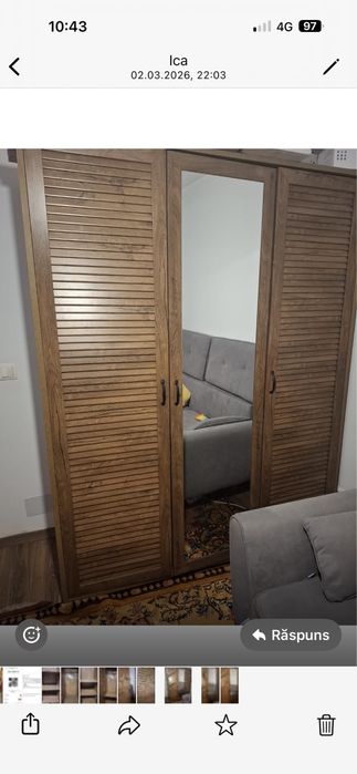 Vând dulap de haine