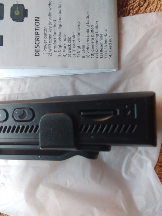Страхотна боди камера с живо предаване в интернет и Уай Фай-чисто нова