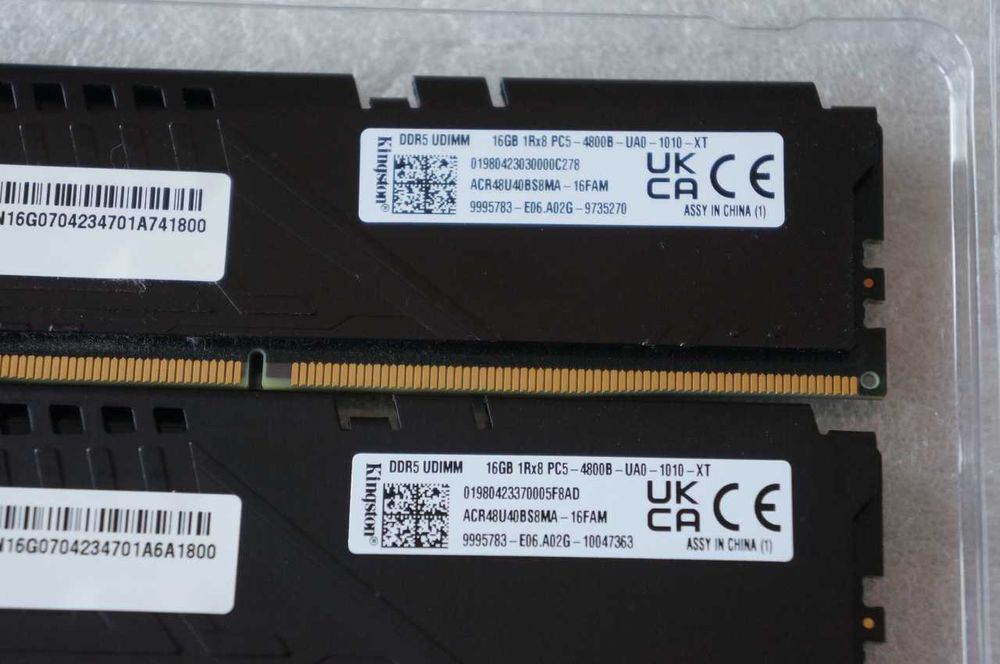 Памет Kingston Fury Beast 2X16GB kit DDR5 4800 MHz