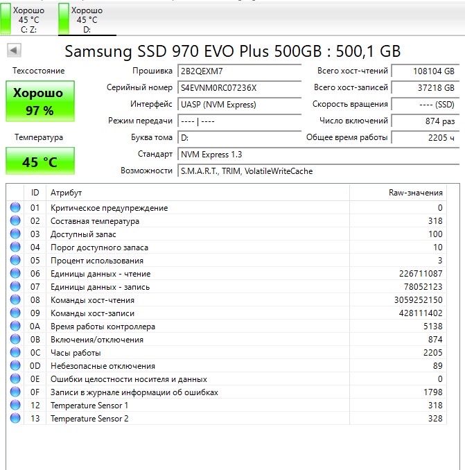 SSD m2 500gb samsung