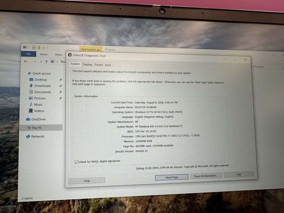 Hp Elitebook 640 I7 13th 16GB 256SSD •Amanet Matei Crangasi•