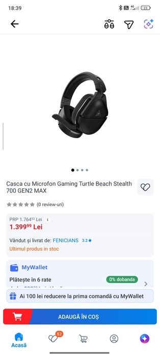 Căști gaming Turtle Beach