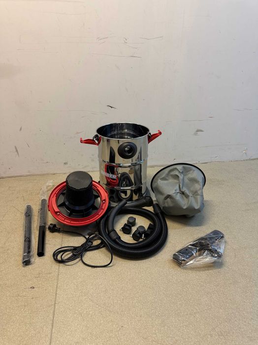 090316	Прахосмукачка за сухо и мокро 1300W 30L Inox WC07