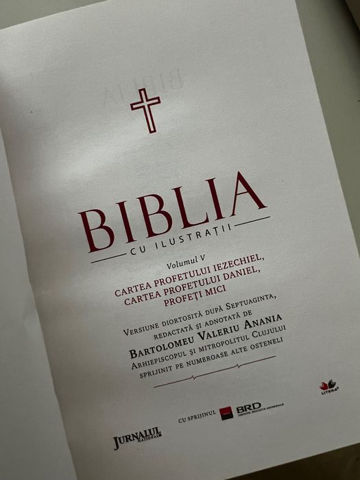 Biblia cu Ilustrații | Bartolomeu Valeriu Anania | Vol. I, II, III, IV, V | NOU