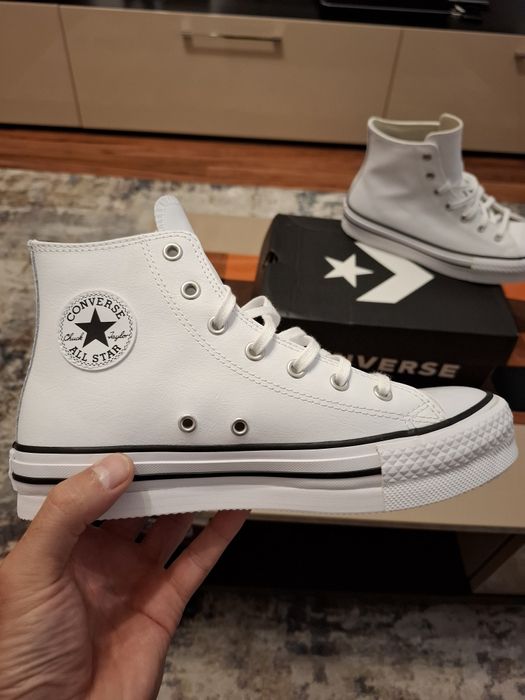 Tenisi inalti CONVERSE din piele -NOI-