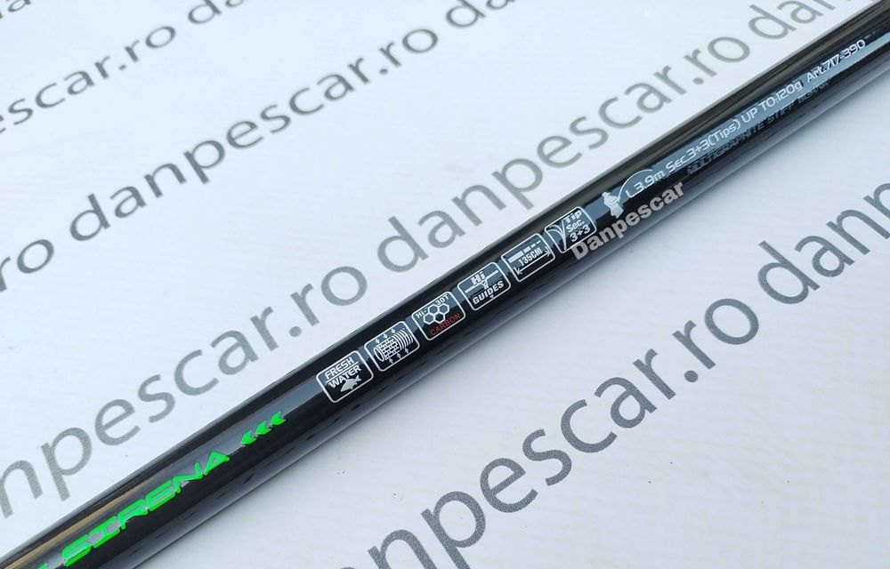Lanseta FEEDER carbon Diamant SIRENA Extra Sensitive 3,90m120gr