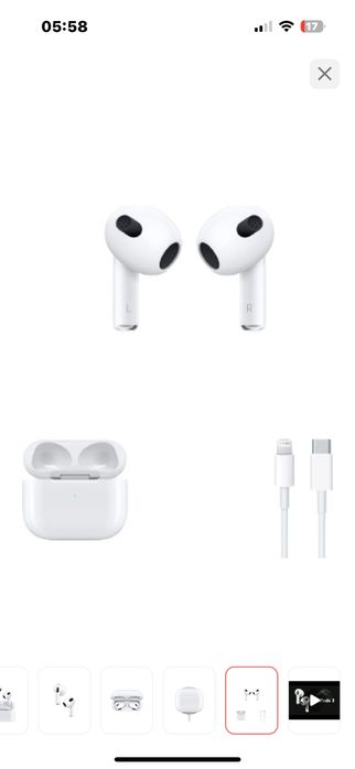 Apple AirPods 3-го поколения