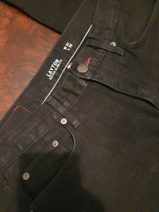 Tommy Hilfiger Layton Extra Slim Fit Черни Дънки Мъжки