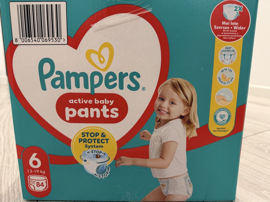 Scutece Pampers Pants marimea 6 84 bucati