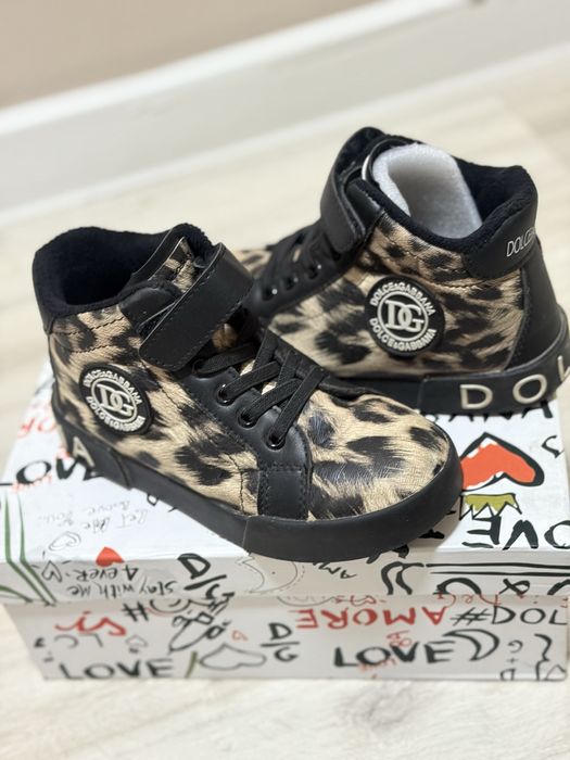 Кожанные Детские ботинки для девочки