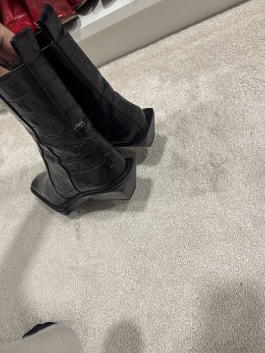 Боти естествена кожа Zara