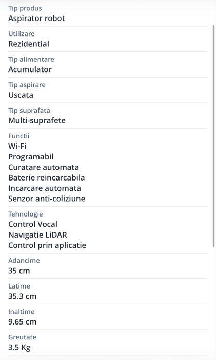 Robot de aspirare Xiaomi Roborock Cleaner S5 MAX, negru