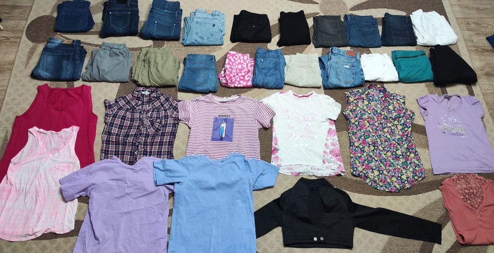 3 мешка одежды для девочки-подростка-2ООО