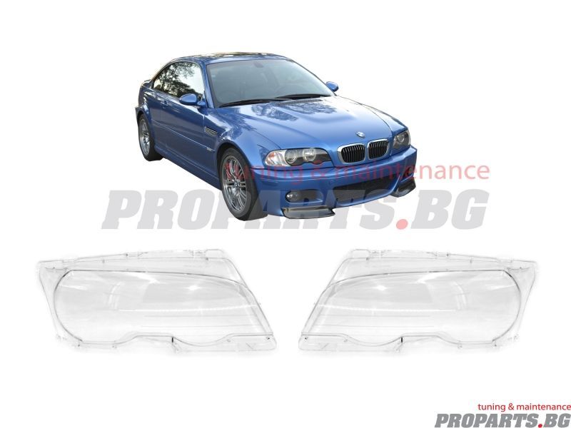 Стъкла за фарове комплект за BMW e46 99-03 купе/кабриолет