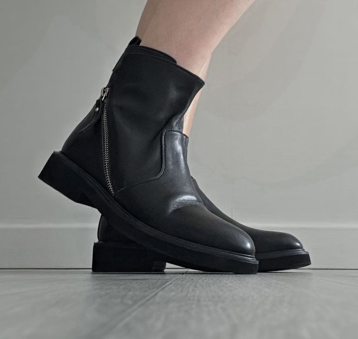 Ботинки женские кожаные