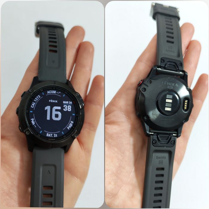 Garmin Fenix 6, 6 Pro, 6X Pro Solar, 47 mm, 51 mm diametru