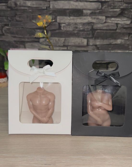 Bust Femeie/Bărbat cadou  din ceara naturala de soia,