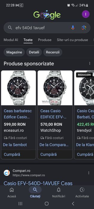 Casio Edifice EFV 540D