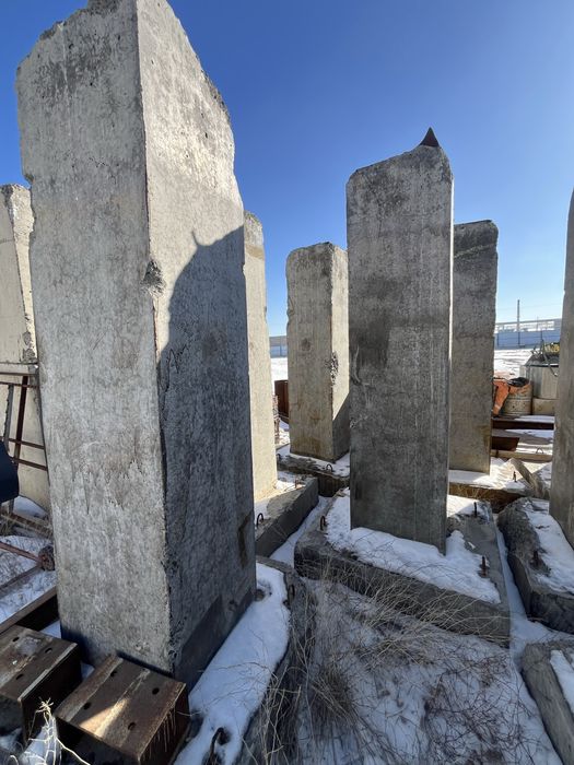 Жб блоки. Подколонники для ангара