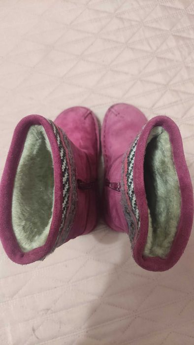 отуши Clarks, естествен розов велур, номер 28детски