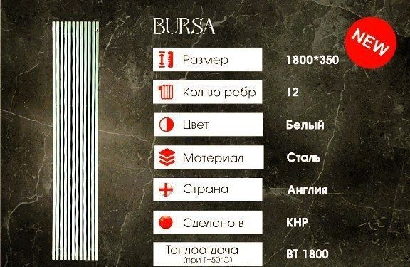 Bursa dizaynerskiye vertikalniye radiator otopleniye chiroyli dizayn