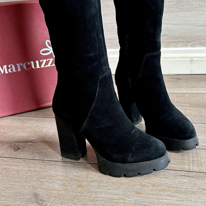 Сапоги ботфорты зимние