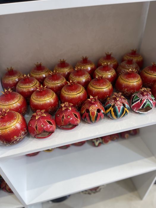 Новогодний Подарки гранаты Подсвечники Карандашницы Шкатулки