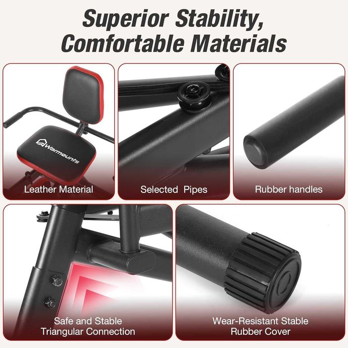 WARMOUNTS Машина за домашен фитнес, тренажор за бедра и седалище