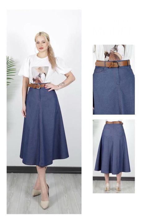 Джинсовая юбка (Турция)