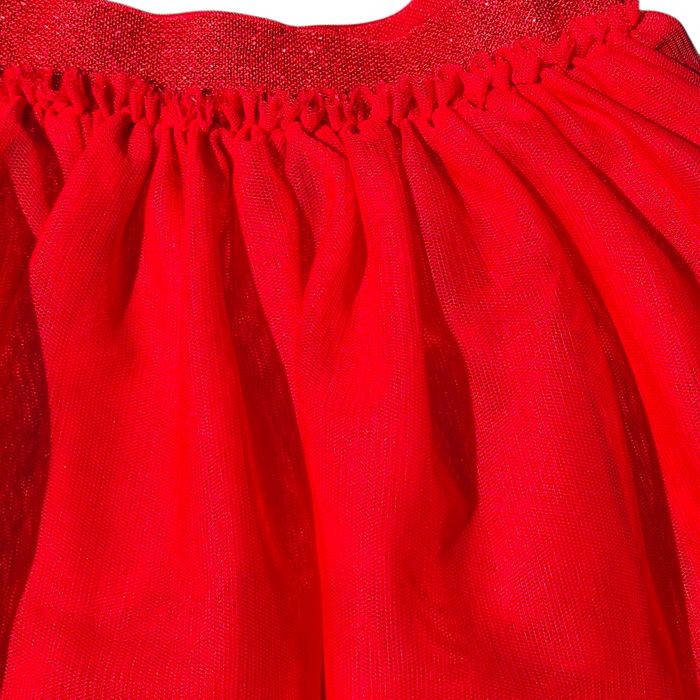 Fusta rosie 4-5 ani H&M, 104-110, potrivita si pentru Craciun