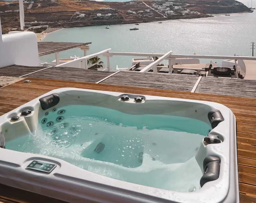 Jacuzzi exterior de la 12.500 lei (2.500€) – modele 2-3 persoane