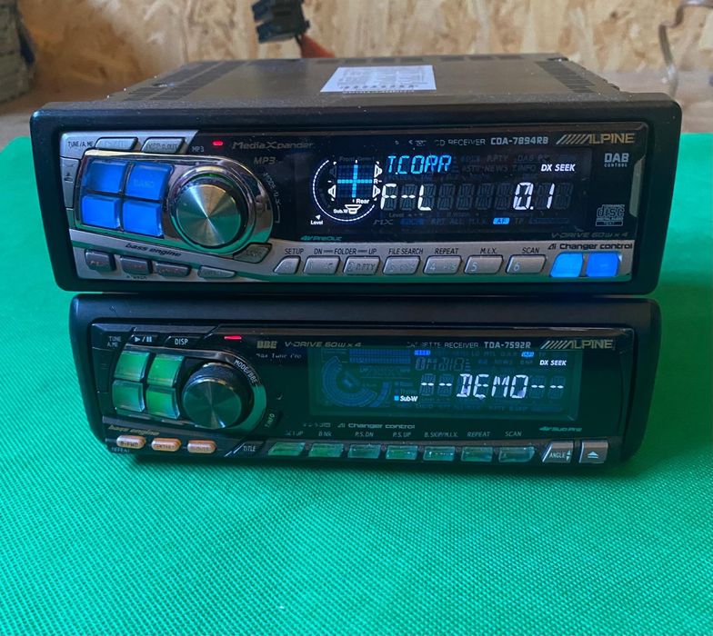 Cd Player auto Alpine CDA 7894RB Old school f Rar-BT Usb
