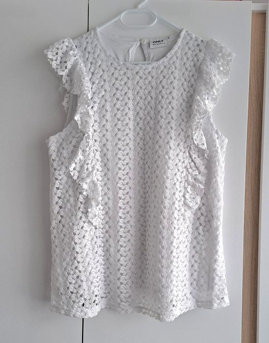 Бяла блуза за бременни Only Maternity