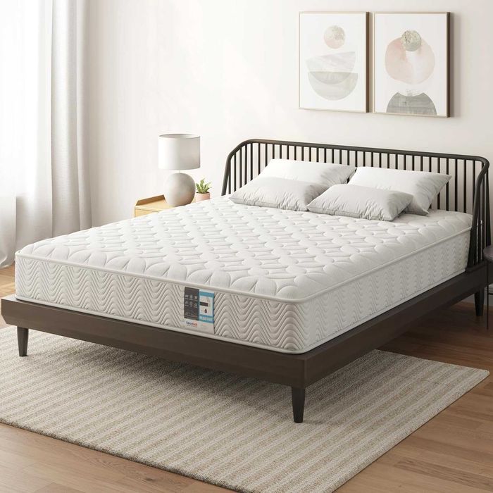 Saltea 7 zone cu arcuri individuale H3 |S 614465 White 160x200cm