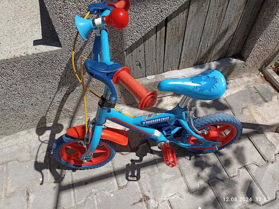 Детско колело / велосипед с влакчето Томас,  12 инча