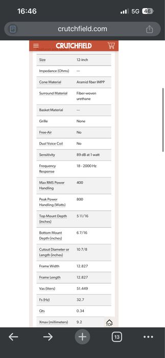 Pioneer TS-W305C бас говорител с леко проблемен усилвател!