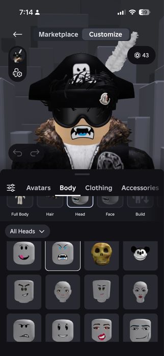 Роблокс донат аккаунт есть прокачки Олд 2018