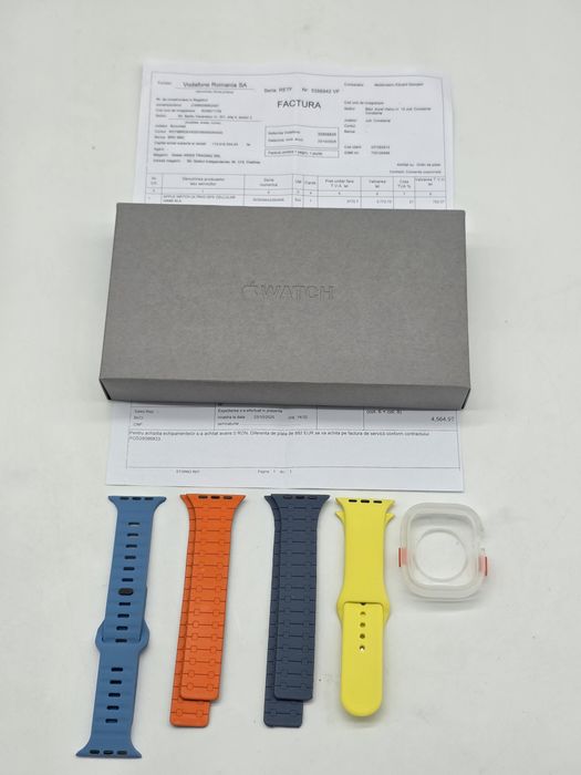 Apple Watch Ultra 3, GPS + Cellular, Carcasa Black Titanium 49mm